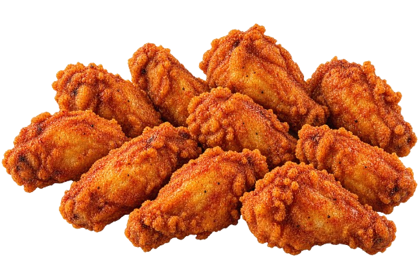 10 Crispy Wings