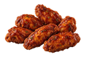 6 Glossy BBQ Chicken Wings Pile