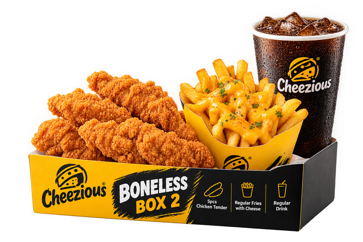 Cheezious Boneless Box Meal