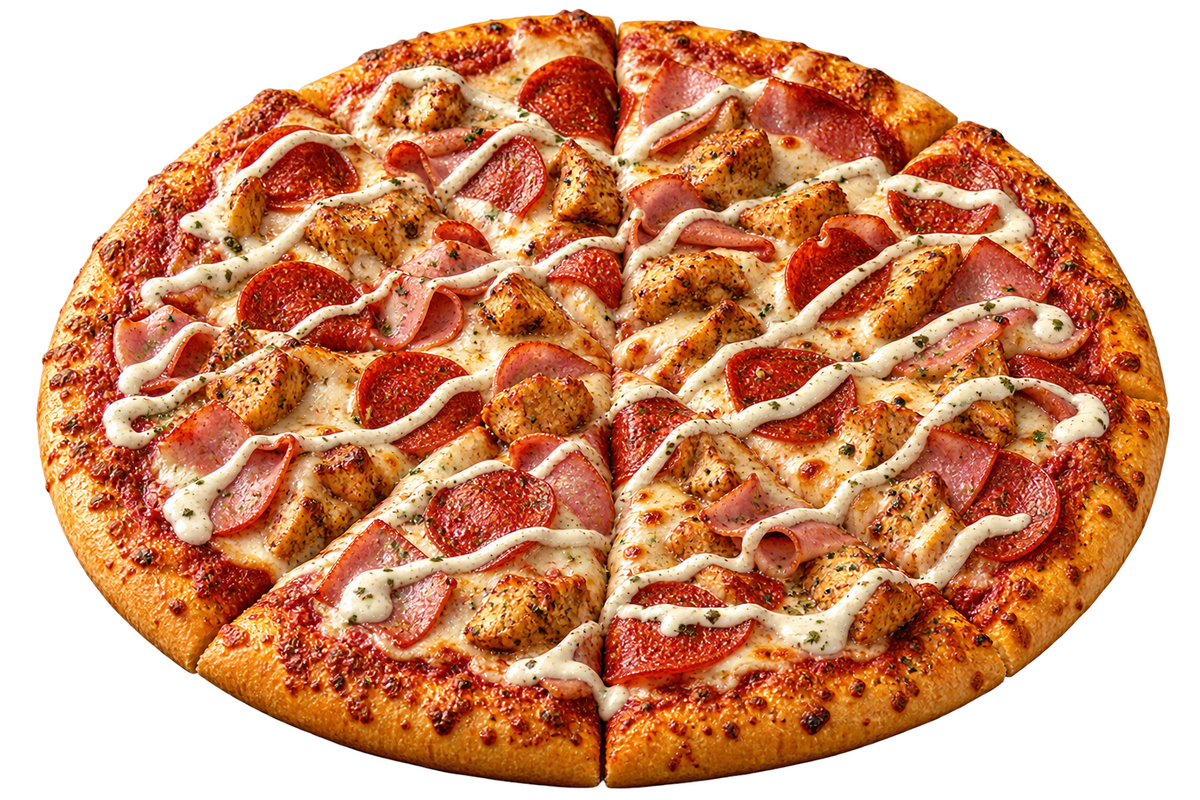 Cheezious Meat Pizza