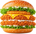 Double  Crispy Chicken Burger