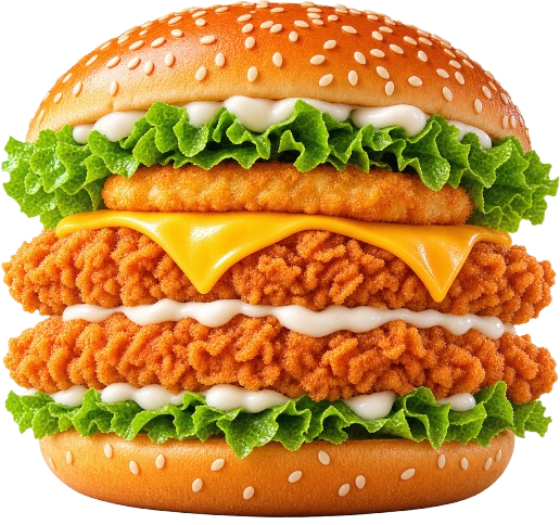 Double  Crispy Chicken Burger